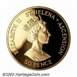 Gold 50 Pence 1986,...