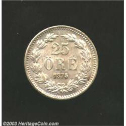 Oscar II 25 Ore 1875/4,...