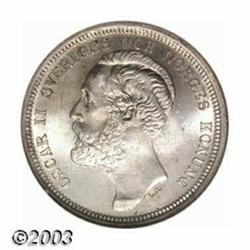 Oscar II Krona 1889,...