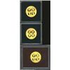 Image 2 : Three Elizabeth II gold 100 Crowns including:...