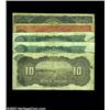Image 2 : Mexico El Banco de Queretaro S.A. 1914 5 pesos Pick S390.b (2); 1914 10 pesos Pick S391.b; 1914 1...
