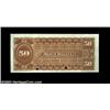 Image 2 : Mexico El Banco Yucateco (1900) 50 pesos Pick S470.s4 Specimen<BR>Unpriced in Pick, this extremel...