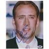 Image 1 : Nicolas Cage Signed 8x10 Photo (PSA COA)