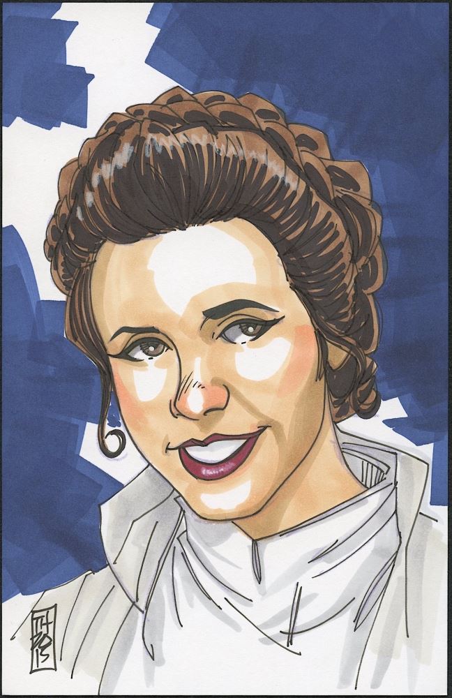 How To Draw Princess Leia From Star Wars