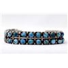 Image 1 : 1960 Zuni Sterling Silver Turquoise Bracelet