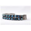 Image 3 : 1960 Zuni Sterling Silver Turquoise Bracelet