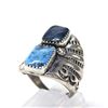 Image 3 : Navajo Sterling Silver Turquoise Ring, Size 10