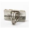 Image 4 : 1950 Navajo Sterling & Gold Lip Shell Ring, S 7.75