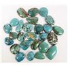 Image 1 : Collection of 26 Turquoise Cabochons
