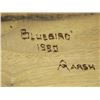 Image 3 : 1990 Hand Carved Bluebird by Marsh