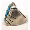 Image 2 : 1950 Navajo Sterling Turquoise Ring, Size 10