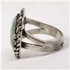 Image 2 : Navajo Old Pawn Sterling Turquoise Ring, Sz 10.25
