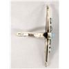 Image 2 : Zuni Sterling Petit Point Turquoise Ring, Size 7