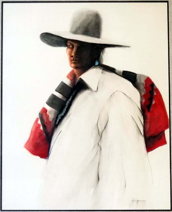 Navajo Original Painting by Ed Singer