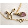 Image 2 : 14KT Gold Chain and Two 10KT Gold Pendants