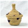 Image 2 : Native American Modoc Miniature Lidded Basket
