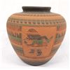2000 Navajo Carved Pottery Jar by Dennison Billy
