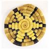 Unusual Hopi 4 Pointed Star Basketry Tray