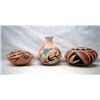 Image 1 : 3 Mexican Mata Ortiz Polychrome Pottery Jars