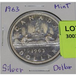 1963 MINT CANADA SILVER DOLLAR