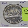 Image 1 : 1963 MINT CANADA SILVER DOLLAR