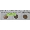 Image 1 : UK - 3 OLD PENNIES: 1937-45-47-HIGH GRADES