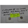 Image 1 : CANADA 2 SILVER 5CENT COINS- 1902 'NO H', 1902 'H'