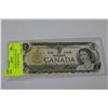 Image 1 : 1973 CANADIAN $1 BANK NOTE ALMOST UNCIRCULATED