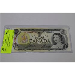 1973 CANADIAN $1 BANK NOTE UNCIRCULATED