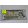 Image 1 : PAIR OF CANADIAN BANK NOTES - $1 BILL, $2 BILL