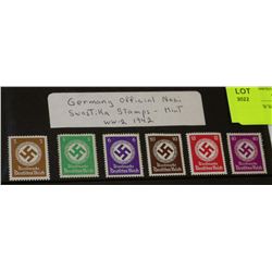 GERMAN WW2 SWASTIKA MIN STAMP