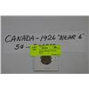 Image 1 : 1926 CANADIAN "NEAR 6" 5CENT COIN - SCARCE