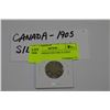 Image 1 : 1905 CANADIAN SILVER 25 CENT