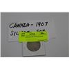 Image 1 : 1907 CANADIAN SILVER 50 CENT COIN