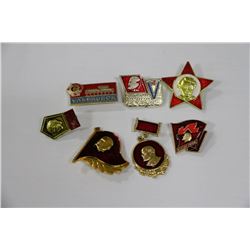 RUSSIAN COMMUNIST LENIN PINS