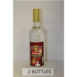 2 BOTTLES OF STARS CAESER VODKA