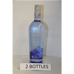 2 BOTTLES OF PINNACLE VODKA