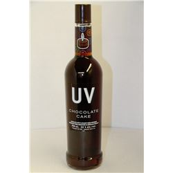 750ML BOTTLE OF UV CHOCOLATE CAKE FLAVOURED VODKA