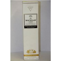 750ML BOTTLE OF THE MACALLAN AMBER HIGHLAND SINGLE
