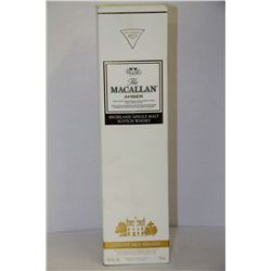 750ML BOTTLE OF THE MACALLAN AMBER HIGHLAND SINGLE