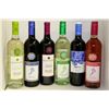 Image 1 : 6 BOTTLES OF ASSORTED RED & WHITE WINE