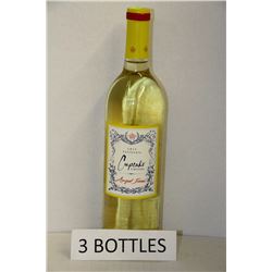 3 BOTTLES OF CUPCAKE ANGEL FOOD 2012 WHITE WINE