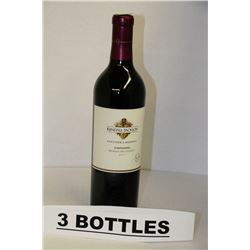 3 BOTTLES OF KENDALL-JACKSON ZINFANDEL 2011