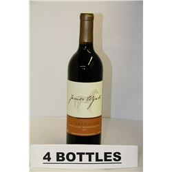 4 BOTTLES OF JAMES WYATT UNTAMED CUVEE RED WINE