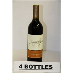 4 BOTTLES OF JAMES WYATT UNTAMED CUVEE RED WINE