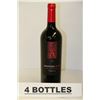 Image 1 : 4 BOTTLES OF APOTHIC RED CALIFORNIA RED WINE 2013