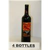 Image 1 : 4 BOTTLES OF SNAP DRAGON CABERNET SAUVIGNON