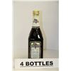 Image 1 : 4 BOTTLES OF MANISCHEWITZ CONCORD RED WINE
