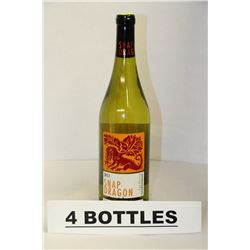 4 BOTTLES OF SNAP DRAGON CALIFORNIA CHARDONNAY