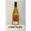 Image 1 : 4 BOTTLES OF SNAP DRAGON CALIFORNIA CHARDONNAY